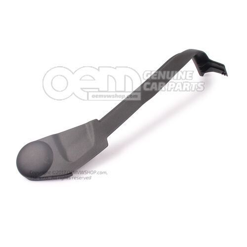 Obloženie rámu sedadla saténové čierne