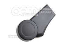 Čalúnenie lakťovej opierky saténové čierne