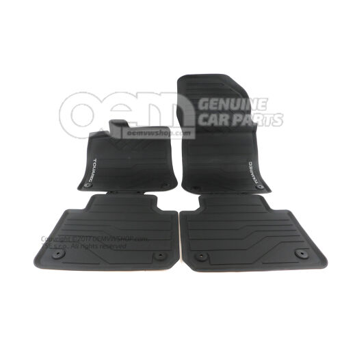 1 sada rohožiek do každého počasia titánová čierna Volkswagen Touareg 76