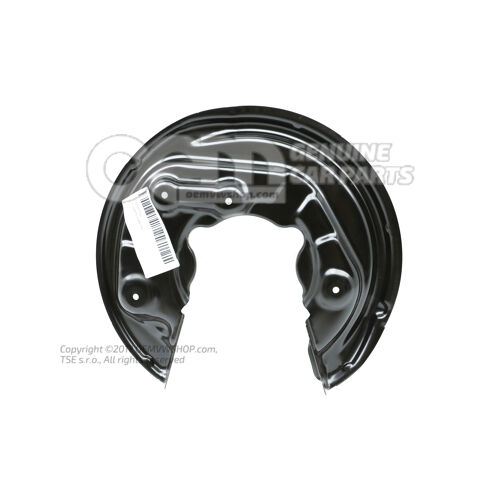 Krycí plech pre brzdový kotúč