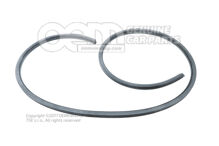 Tesnenie dverí, vnútorné saténové čierne