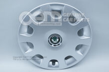 Ozdobné kryty kolies Kryt náboja čierny / lesklý chróm Škoda Octavia 1U