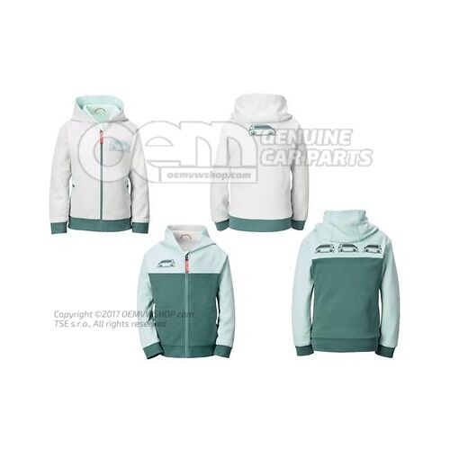 1T3084062  92F reversible jacket, 104/110, children's, Petrol/Light Grey/Mint, ID. Buzz collection