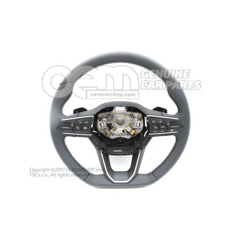 Multifunkčný volant (koža) saténovo čierna/chróm 5FA419091EGWVV