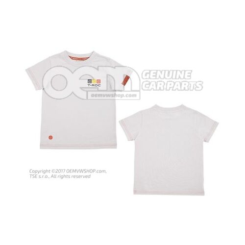 2GV084220  8XP T-shirt, 98/104, children’s, Grey, T-Roc Collection