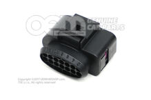 Puzdro s plochými kontaktmi s blokovaním kontaktu Puzdro s plochými kontaktmi s blokovaním kontaktu