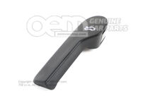 Rukoväť pre ťahadlo zámku kapoty saténovo čierna 7E18235339B9