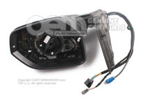 Kryt vonkajšieho zrkadla saténový čierny Volkswagen Teramont 3C (4)