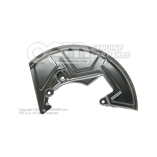 Krycí plech pre brzdový kotúč