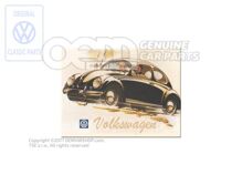 Magnet s reklamou na chrobáka