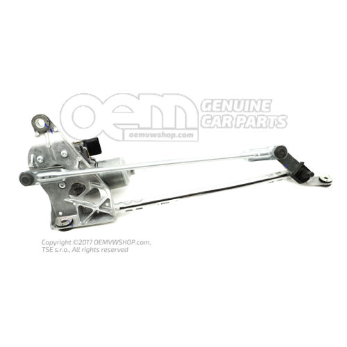 Uchytenie stierača s motorčekom stierača (strana spolujazdca) - ľavostranné riadenie 4S1955024F