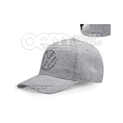 5H1084300 Baseball cap, Grey melange, 3D VW logo, Volkswagen collection