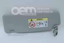 Slnečná clona so zrkadlom a krytom mesiac strieborná (2)