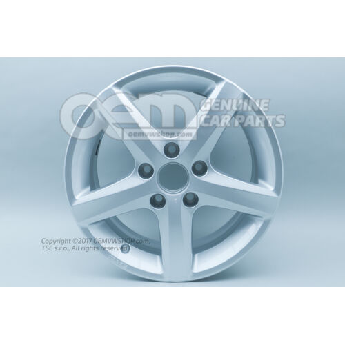 Hliníkový ráfik diamantové striebro