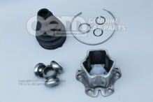 Homokinetický kĺb s ochr. obalom kĺbu, mont. dielmi a mazacím tukom