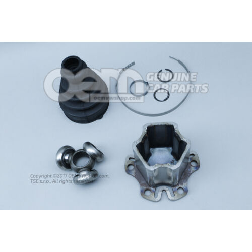 Homokinetický kĺb s ochr. obalom kĺbu, mont. dielmi a mazacím tukom