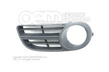 Kryt na obloženie hmlového svetla saténový čierny Škoda Fabia 6Y (1)