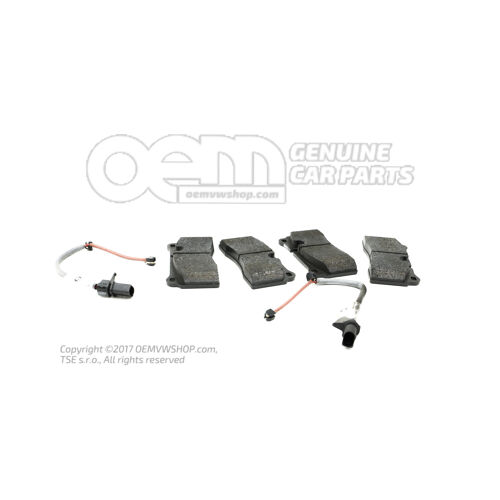 1 súpr. brzd. obložení pre kotúčovú brzdu 4S0698451AF