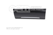 Panel pre priehradku matný čierny