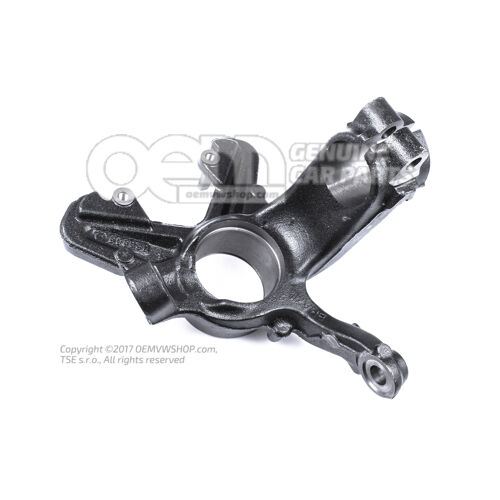 Teleso ložiska kolesa s držiak brzdy