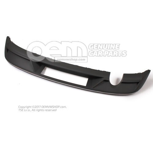 Spojler saténový čierny / chróm Audi A3 Sedan / Sportback 8V