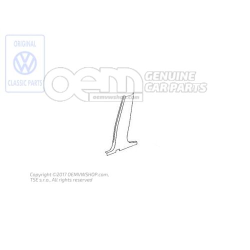 Obloženie stĺpika B sivočierne