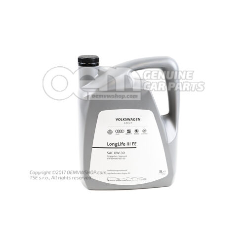 Originálny nový motorový olej s dlhou životnosťou 504/00 507/00 - 0W30