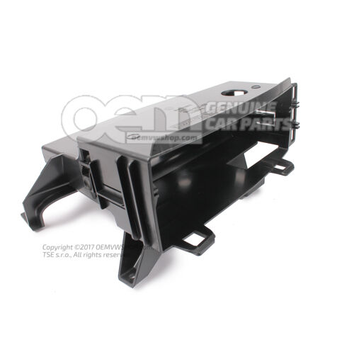 Vodiaci rám saténový čierny