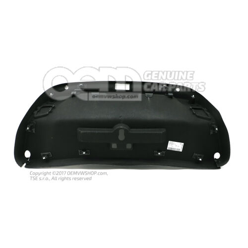 Obloženie zadného veka čierne