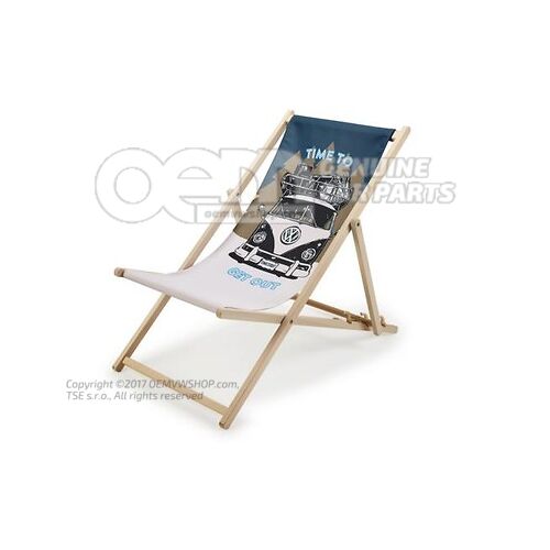 7E9069635 Deck chair, for adults up to 100 kg, Heritage Collection