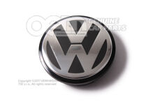 Krytka saténová čierna / vysoký chróm