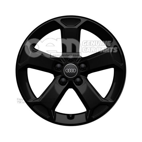 Hliníkový disk čierny lesklý Audi Q2 81