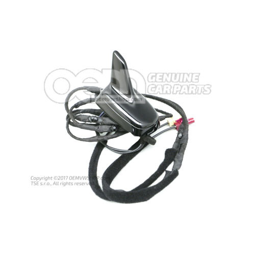 Anténa brilantne čierna