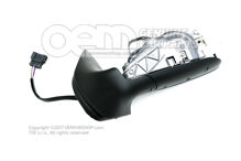 Kryt vonkajšieho zrkadla saténový čierny (3)