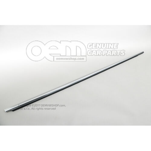 Tesnenie štrbiny okna s ozdobnou lištou hliníková Audi Q7 4M