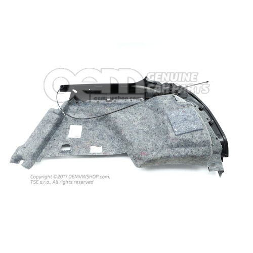 Obloženie batožinového priestoru titánovo čierne Volkswagen Passat GTE 4 motion