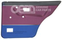 Čalúnenie výplne dverí (látka) fialovo modré