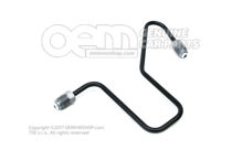 Brzdové potrubie od hlavného brzd. valca k hydraul. zar.