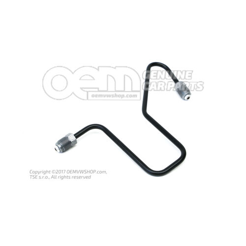 Brzdové potrubie od hlavného brzd. valca k hydraul. zar.