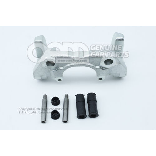 Držiak brzdy s vodiacimi čapmi