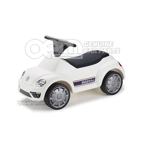 330087510  084 Toy car, White, Junior Beetle, Children's Collection