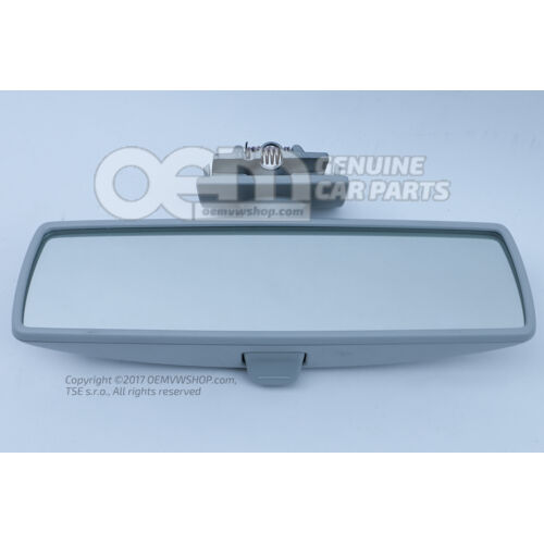 Vnútorné zrkadlo, anti-oslnivé perleťovo šedé