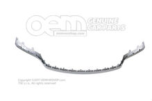 Ozdobná lišta nárazníka čierna Audi TTRS Coupe / Roadster 8J (2)