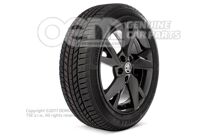 Kompletné zimné koleso 17" hliníkový ráfik vhodný pre snehové reťaze Brilantná čierna metalíza 5E3073527  FL8