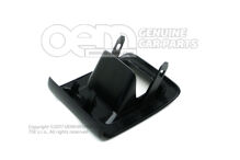 Ozdobná lišta pre zámok titánová čierna (1)