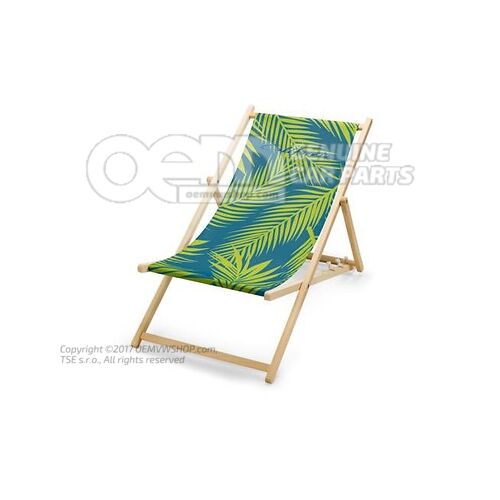 7T0069635 Deck chair, Petrol/Turquoise, Universum California Collection