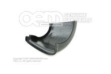 Krytka saténová čierna