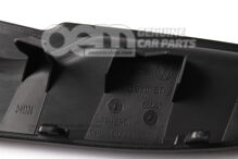 Ozdobná lišta nárazníka saténová čierna (2)