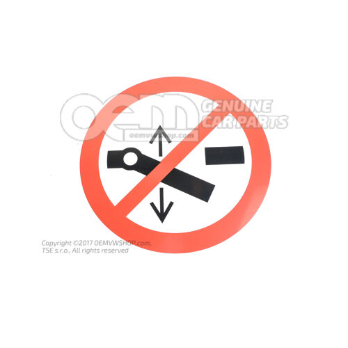 Výstražný štítok VAS 6650A