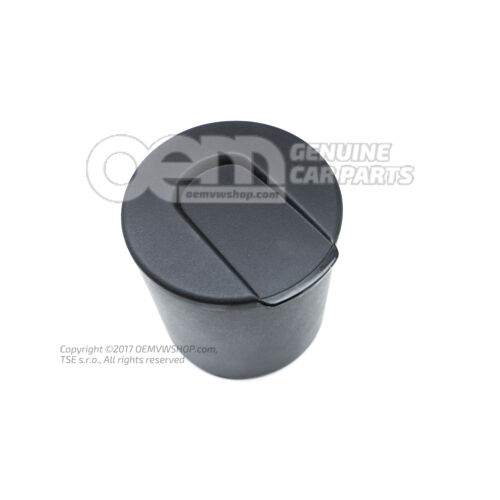 Popolník saténový čierny